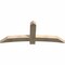 Ekena Millwork Bellingham Rough Sawn Timber Gable Bracket, Douglas Fir, 72"W x 30"H x 4"D x 6"F, 10/12 Pitch GBW072X30X0406BEL00RDF - alternate 4
